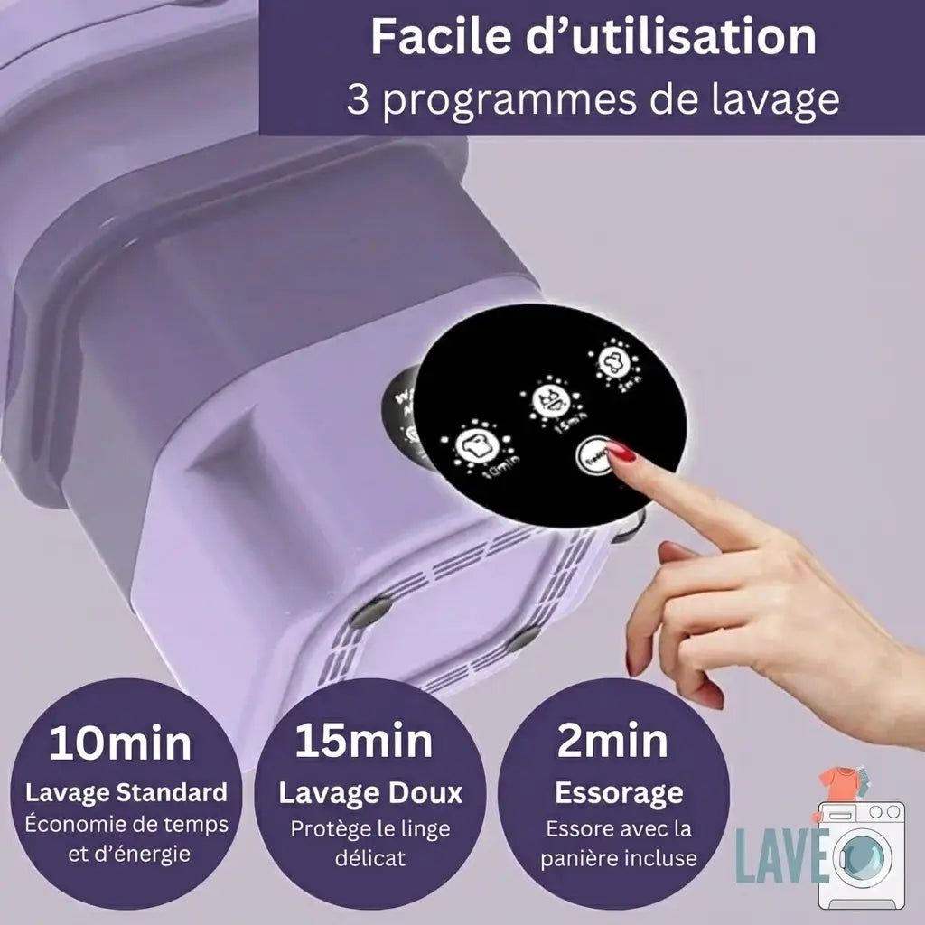 Mini machine à laver Laveo