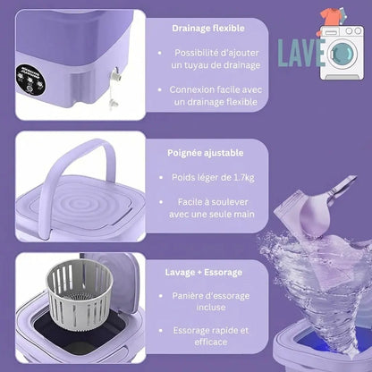 Mini machine à laver Laveo